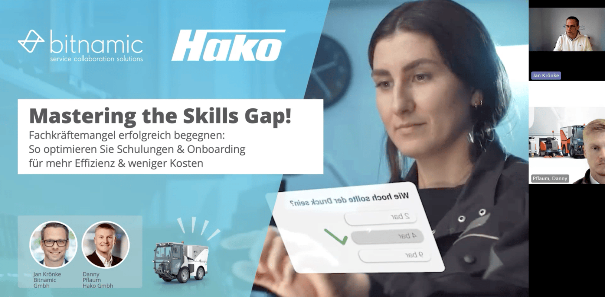 Bitnamic x Hako Mastering the Skills Gap Webinaraufzeichnung_Cover